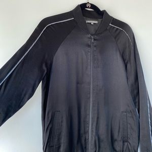 MICHAEL STARS SILK BOMBER JACKET